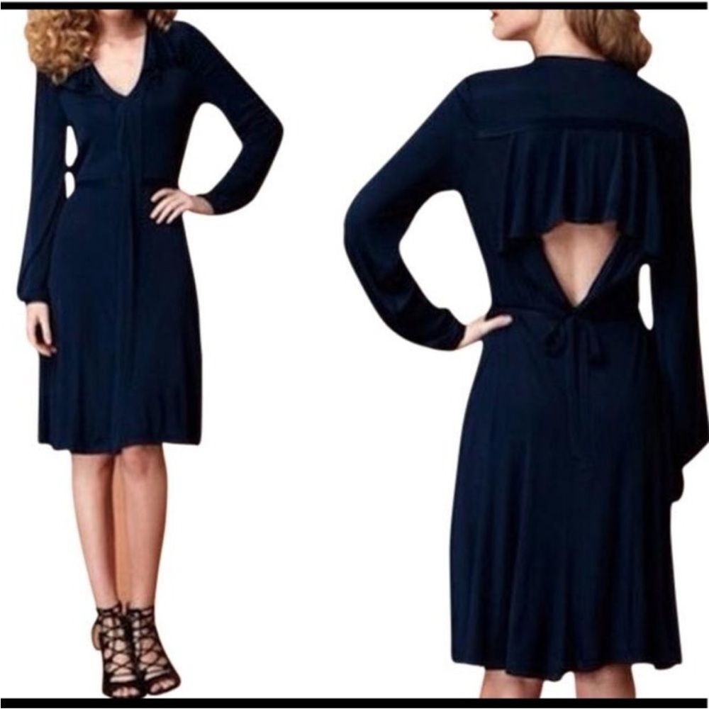 BCBGMaxAzria Kathleen Open Back Dress